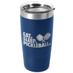 Pickleball 20 Oz. Double Insulated Tumbler - Eat. Sleep. Pickleball.