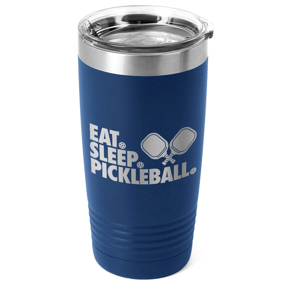 Pickleball 20 Oz. Double Insulated Tumbler - Eat. Sleep. Pickleball. 3 Pickleball 20 Oz. Double Insulated Tumbler - Eat. Sleep. Pickleball.
