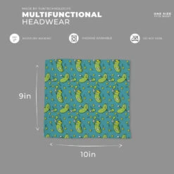 Pickleball Multifunctional Headwear - Big Dill RokBAND -Sport Gift Store pb 00129 DETAIL SMALL
