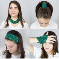 Pickleball Multifunctional Headwear - Kind Of A Big Dill RokBAND -Sport Gift Store pb 00134 GREEN FEMALECOMP
