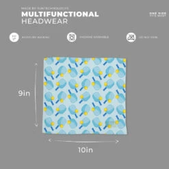 Pickleball Multifunctional Headwear - Rally Pickleball RokBAND -Sport Gift Store pb 00135 DETAIL SMALL