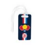 Pickleball Bag/Luggage Tag - Cross Court Stripes