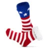 Patriotic Slipper Socks With Sherpa Lining -Sport Gift Store py 01720 2