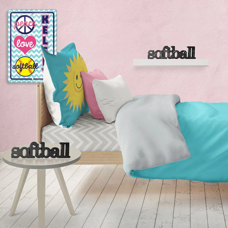 Softball Wood Words 7 Softball Wood Words - Image 5