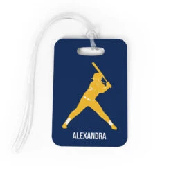 Softball Bag/Luggage Tag - Personalized Softball Batter