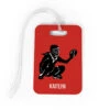 Softball Bag/Luggage Tag - Personalized Softball Catcher -Sport Gift Store sb 02039 REDBLACK MEDIUM