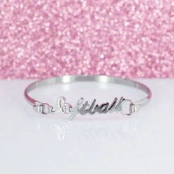 Softball Stainless Steel Bracelet -Sport Gift Store sb 02191 6