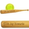 Softball Mini Engraved Bat Player Number And Name
