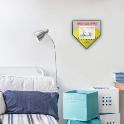 Softball Home Plate Plaque Your Artwork With Softball Background -Sport Gift Store sb 02659 ROOM