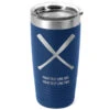 Softball 20 Oz. Double Insulated Tumbler - Crossed Bats Icon 2 Softball 20 Oz. Double Insulated Tumbler - Crossed Bats Icon -Sport Gift Store sb 03153 ROYAL MAIN