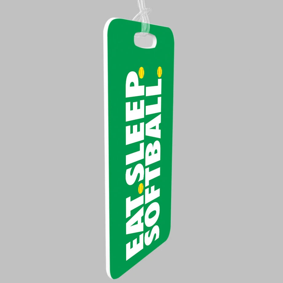 Softball Bag/Luggage Tag - Eat Sleep Softball 6 Softball Bag/Luggage Tag - Eat Sleep Softball - Image 4
