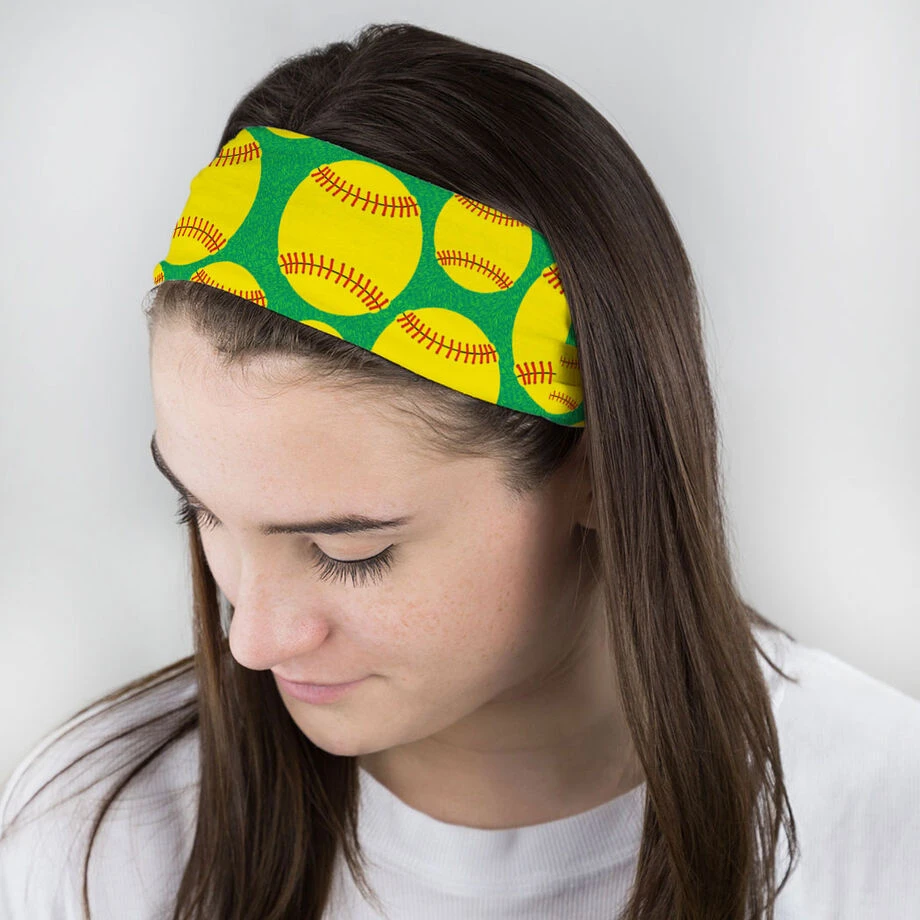 Softball Multifunctional Headwear - Tossed Ball Pattern RokBAND 6 Softball Multifunctional Headwear - Tossed Ball Pattern RokBAND - Image 4