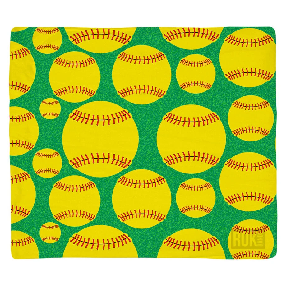 Softball Multifunctional Headwear - Tossed Ball Pattern RokBAND 7 Softball Multifunctional Headwear - Tossed Ball Pattern RokBAND - Image 5