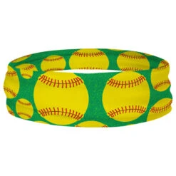 Softball Multifunctional Headwear - Tossed Ball Pattern RokBAND
