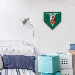 Softball Home Plate Plaque - Player Photo 8 Softball Home Plate Plaque - Player Photo -Sport Gift Store sb 03570 GREEN ROOM