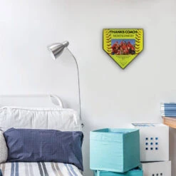 Softball Home Plate Plaque - Thank You Coach Photo 8 Softball Home Plate Plaque - Thank You Coach Photo -Sport Gift Store sb 03573 YELLOW ROOM