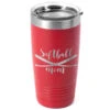 Softball 20oz. Double Insulated Tumbler - Softball Mom -Sport Gift Store sb 03881 RED MAIN