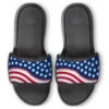 Softball Repwell® Slide Sandals - American Flag Ball