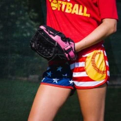 Patriotic Softball Shorts