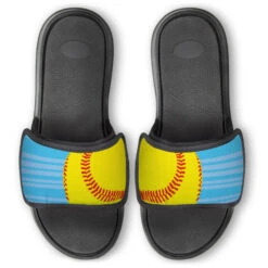 Softball Repwell® Slide Sandals - Ball Reflected