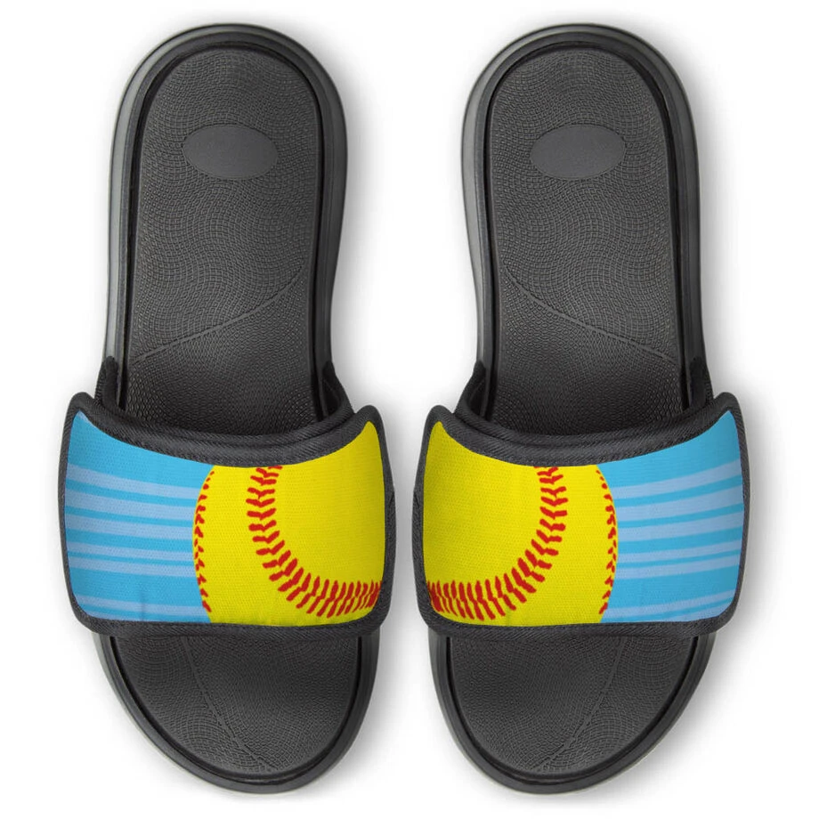 Softball Repwell® Sandal Straps - Ball Reflected 4 Softball Repwell® Sandal Straps - Ball Reflected - Image 2