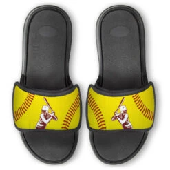 Softball Repwell® Slide Sandals - Batter Silhouette