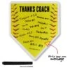 Premier Wooden Softball Home Plate Plaque - Thanks Coach -Sport Gift Store sb 04035 MAIN