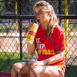 Softball Water Bottle - Softball Players -Sport Gift Store sb 04260 LIFESTYLE 2