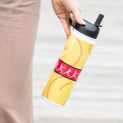 Softball Water Bottle - Softball Players -Sport Gift Store sb 04260 LIFESTYLE