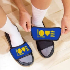 Softball Repwell® Slide Sandals - Love To Play 11 Softball Repwell® Slide Sandals - Love To Play -Sport Gift Store sb 04315 LIFESTYLE