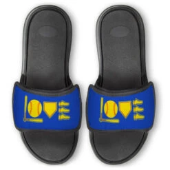 Softball Repwell® Slide Sandals - Love To Play