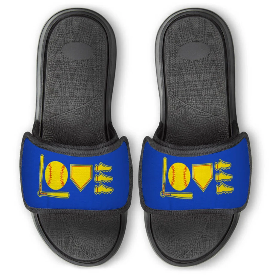 Softball Repwell® Slide Sandals - Love To Play 3 Softball Repwell® Slide Sandals - Love To Play