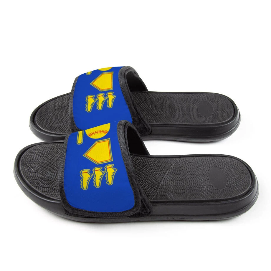 Softball Repwell® Slide Sandals - Love To Play 5 Softball Repwell® Slide Sandals - Love To Play - Image 3