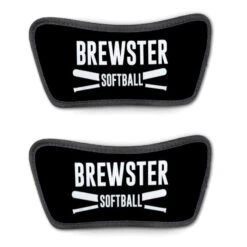Softball Repwell® Sandal Straps - Personalized Team Name With Bats