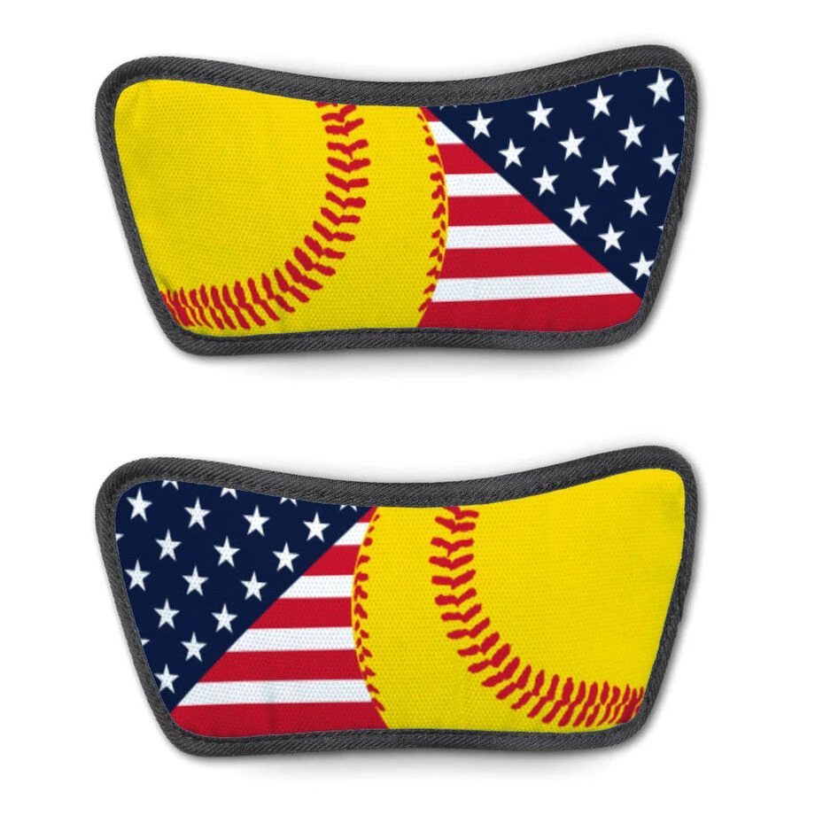 Softball Repwell® Sandal Straps - USA Flag 3 Softball Repwell® Sandal Straps - USA Flag