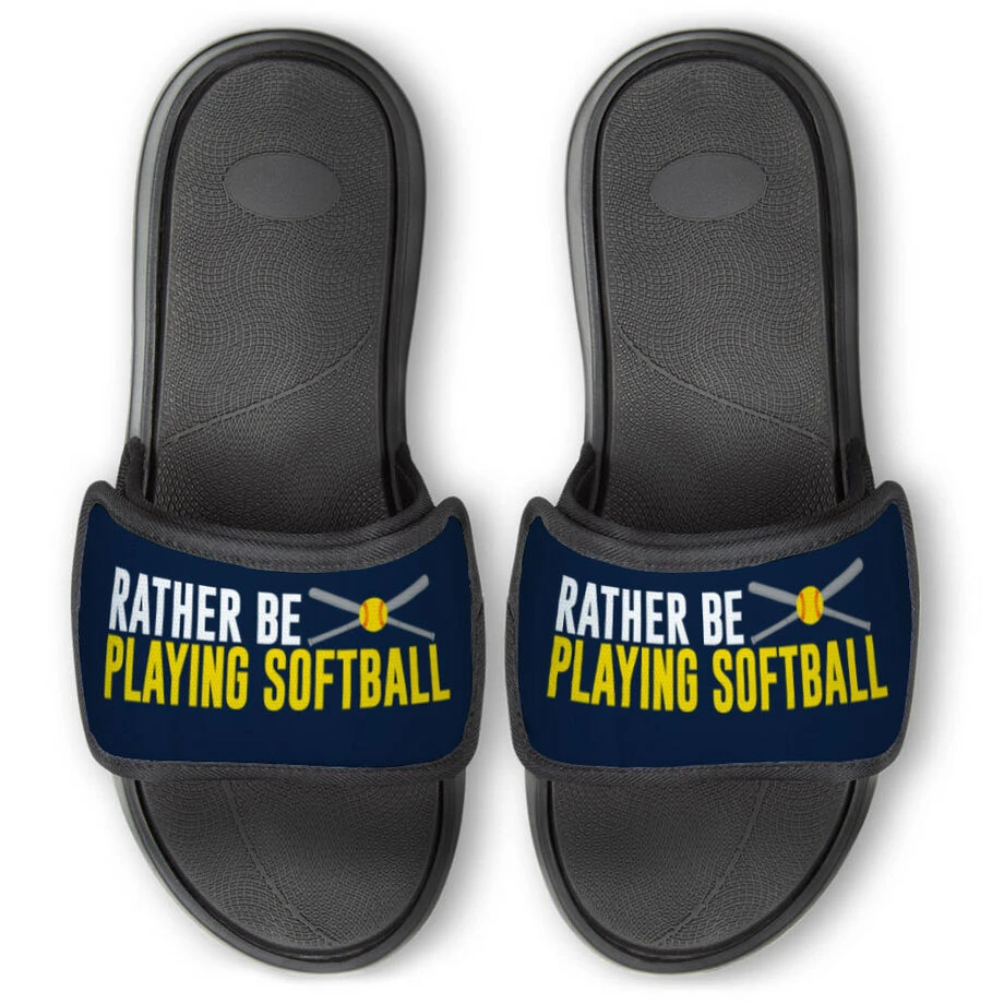Softball Repwell® Slide Sandals - Rather Be Playing Softball 3 Softball Repwell® Slide Sandals - Rather Be Playing Softball