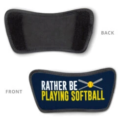 Softball Repwell® Sandal Straps - Rather Be Playing Softball 9 Softball Repwell® Sandal Straps - Rather Be Playing Softball -Sport Gift Store sb 04319 STRAPS DETAIL