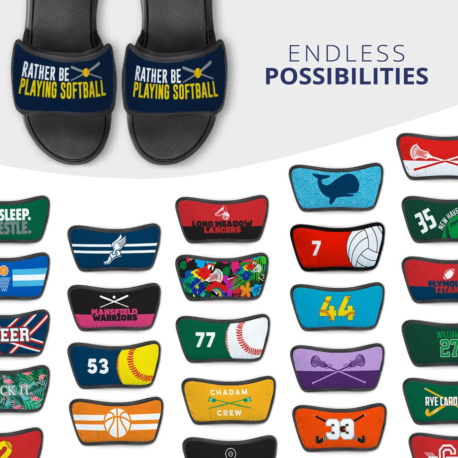 Softball Repwell® Sandal Straps - Rather Be Playing Softball 7 Softball Repwell® Sandal Straps - Rather Be Playing Softball - Image 5