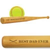 Engraved Mini Softball Bat - Best Dad Ever -Sport Gift Store sb 04358 MAIN
