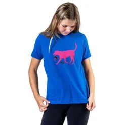 Soccer Tshirt Short Sleeve Sasha The Soccer Dog 7 Soccer Tshirt Short Sleeve Sasha The Soccer Dog -Sport Gift Store sc 01102 ROYAL GIRLS