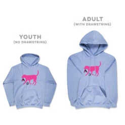 Soccer Hooded Sweatshirt - Sasha The Soccer Dog -Sport Gift Store sc 01108 CAROLINA SIZE