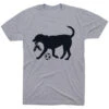Soccer Tshirt Short Sleeve Spot The Soccer Dog -Sport Gift Store sc 02359 GRAY FLAT