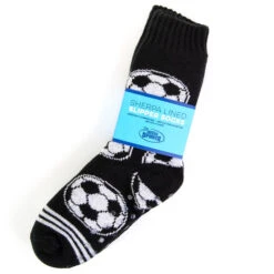 Soccer Slipper Socks With Sherpa Lining -Sport Gift Store sc 02403 PACKAGING