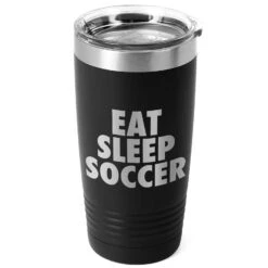 Soccer 20 Oz. Double Insulated Tumbler - Eat Sleep Soccer