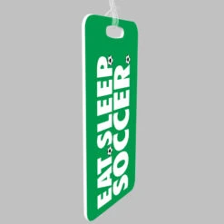 Soccer Bag/Luggage Tag - Eat Sleep Soccer -Sport Gift Store sc 03005 GREEN ALLPROFILE