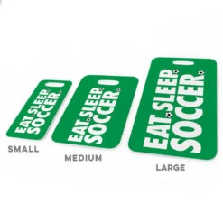 Soccer Bag/Luggage Tag - Eat Sleep Soccer -Sport Gift Store sc 03005 GREEN ALLSIZES
