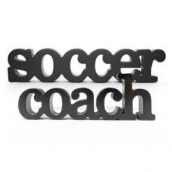 Soccer Coach Wood Words Ready To Autograph -Sport Gift Store sc 03178 pen 3