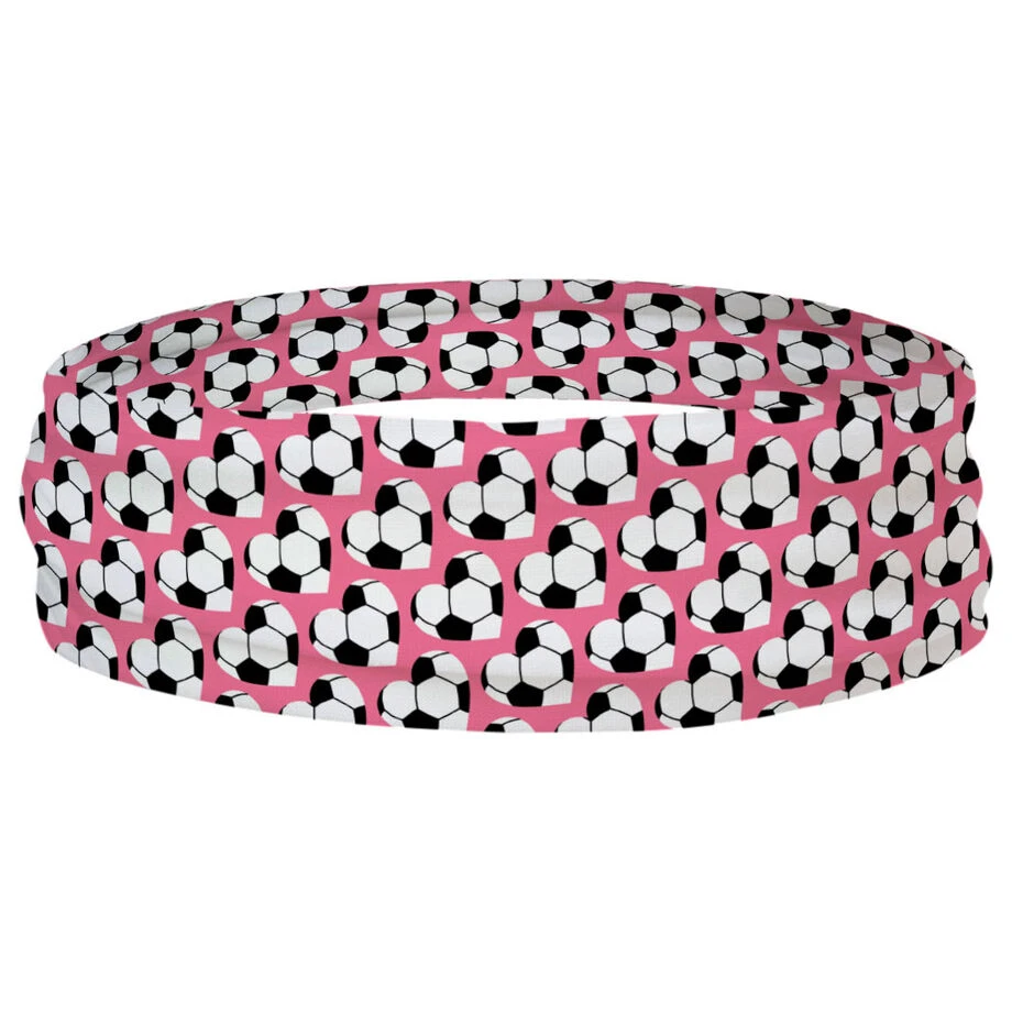 Soccer Multifunctional Headwear - Soccer Ball Hearts RokBAND 3 Soccer Multifunctional Headwear - Soccer Ball Hearts RokBAND