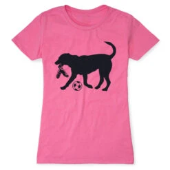 Soccer Women's Everyday Tee - Spot The Soccer Dog