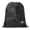Soccer Drawstring Backpack - Soccer Girl Player Sketch